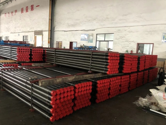 Bao Steel BTW NTW HTW Batang Bor Wireline Dinding Tipis Dengan Ujung yang Diperlakukan Panas