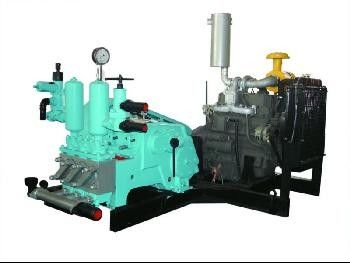 BW-300/12 MUD PUMP 2103 X 940 X 1130 45kw Pengeboran Lumpur Pumps