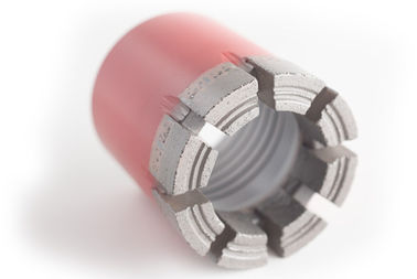 Silsilah Sintetis Wireline Double Tube Bor Bits 14mm High Speed ​​Core Drilling Bits
