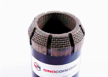 Permukaan Set Diamond Core Drill Bits endapan Formasi
