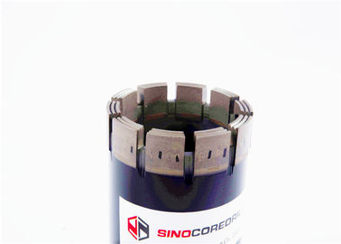 HW Casing Shoe Berlian Inti Bit, Diamond Drilling Tools Tinggi Inti Pemulihan Ratio