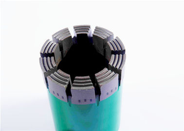 Kecepatan tinggi Core Drill Bits / diresapi Diamond Core bit HQ, 95.76/95.38 mm