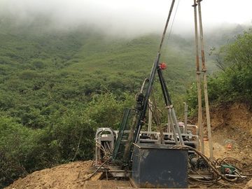 EP550 Man - Portable Core Drill Rig Daerah Pegunungan Terpencil 4m X 4m kedalaman mencapai 400m