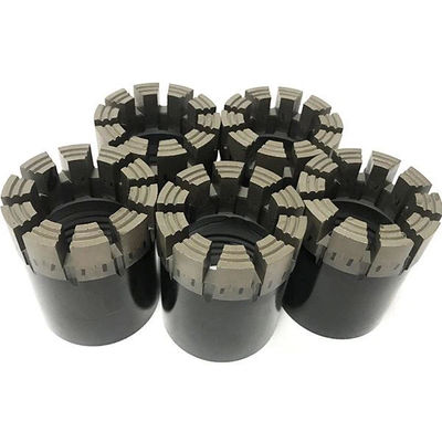 BQ NQ HQ PQ Diamond Core Bits Koneksi Berulir Untuk Pengeboran Dan Penambangan