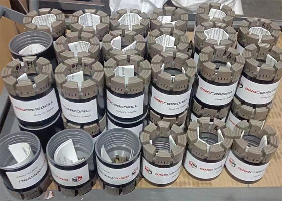 Ekstrem keras kawat Diamond Impregnated Bor Bit Wear Resistance