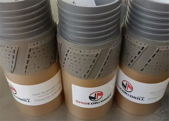 Wireline Synthetic Diamonds Reaming Shells dengan jalur yang baik untuk cairan pengeboran