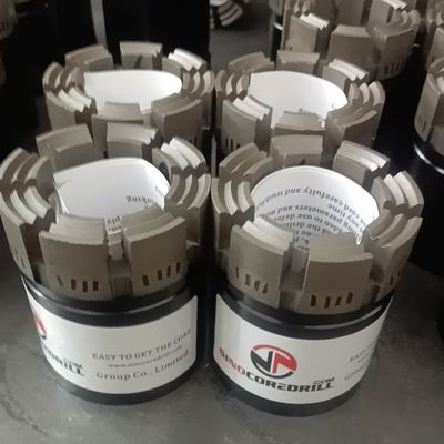 BQ NQ HQ PQ Tube Double Diamond Core Bit Untuk Berbagai Pekerjaan Pengeboran