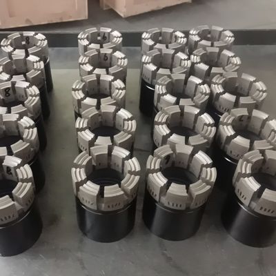 BQ NQ HQ PQ Tube Double Diamond Core Bit Untuk Berbagai Pekerjaan Pengeboran