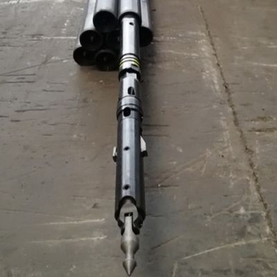 Bq Nq Hq Pq Baja tahan karat kabel Core Barrel Untuk Sampling Inti yang Tepat Dalam 1,5m / 3m Panjang