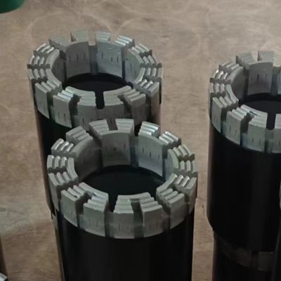 Turbo Impregnated Diamond Core Bit BQ NQ HQ PQ Untuk Pekerjaan Konstruksi Berbagai / Pertambangan