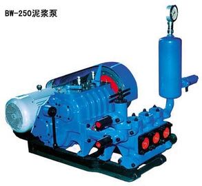Efisiensi Tinggi BW250 250L Keluaran 6MPa Mine Horizontal Triplex Mud Pump