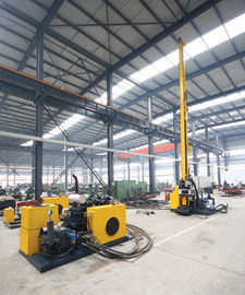 HYDX -4 Mesin Pengebor Hidrolik Inti Jenis Perayap tipe Plaform Tipe Trailer