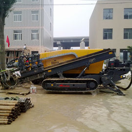 Warna Kuning 32 Ton Rig Pengeboran Horisontal Horizontal 0-140RPM Kecepatan Spindle