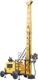 HWL Drilling Depth 1000m Trailer Roda Hidrolik Mesin Pengeboran Inti