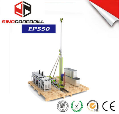 Pengeboran Modular 700m Ringan Portable Core Pengeboran Dengan Penggerak Hidraulik