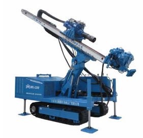 Hydraulic Impact Top Drive Rig Pengeboran Minyak Jangkar Drilling Rig Kedalaman 80-100 Meter