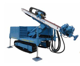 Hydraulic Impact Top Drive Rig Pengeboran Minyak Jangkar Drilling Rig Kedalaman 80-100 Meter
