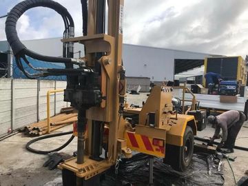 Truck Mounted Water Drilling Rig, Peralatan Drilling 89mm Pipa Pengeboran