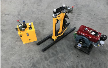 Aparatus Penetrometer Kerucut Statis CPT Hidraulik 4.85KW 2600r / mnt