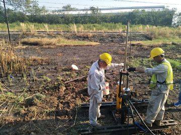 Alat Uji Penetrasi Kerucut Portabel Lubang Dangkal Jalan Jangkar Dia 300 - 400mm