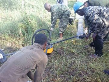 Alat Uji Penetrasi Kerucut Portabel Lubang Dangkal Jalan Jangkar Dia 300 - 400mm
