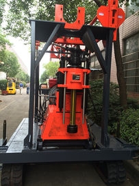 Cahaya portabel inti bor Rig Crawler-Mount Teknik Mesin Drilling