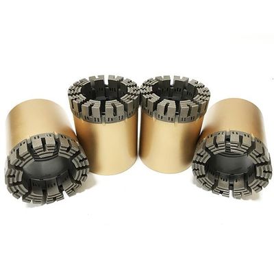 Kecepatan Cepat Borehole Geological Diamond Core Bit Pengeboran Batubara Diresapi