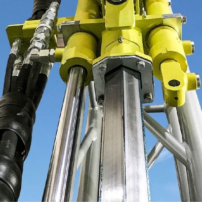 Pengeboran Modular 700m Ringan Portable Core Pengeboran Dengan Penggerak Hidraulik