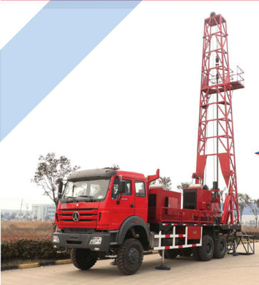 Rig Pengeboran Sumur Air Terintegrasi 350m -1000m Multifungsi Terintegrasi Tinggi