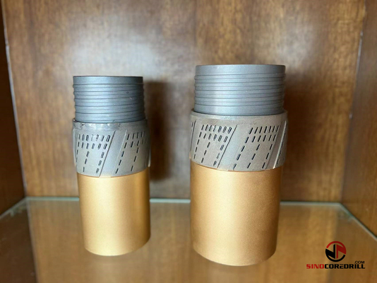 Pembuka Lubang Diamond Reaming Shell, BQ Back Reamer Untuk Diamond Bor Bit