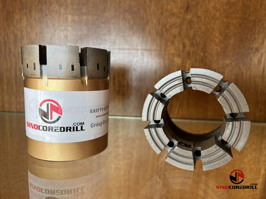 Wireline Triple Tube NQ3 HQ3 Imp Diamond Core Bits Dengan Debit Wajah