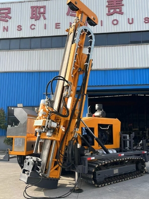 Struktur Kompak Core Drill Rig Mining Exploration Borehole Permukaan Hidrolik Penuh