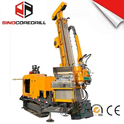 Struktur Kompak Core Drill Rig Mining Exploration Borehole Permukaan Hidrolik Penuh