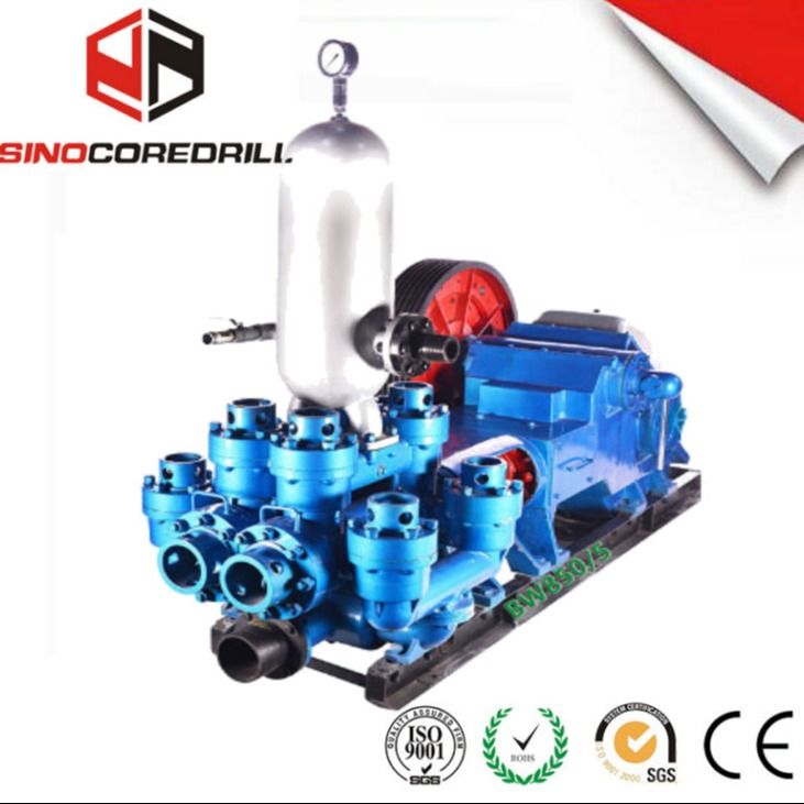 Pompa Lumpur Bersilinder Berganda Horizontal BW850/5 Untuk Sumur Air Dengan Kecepatan Pompa 66 kali/Minut