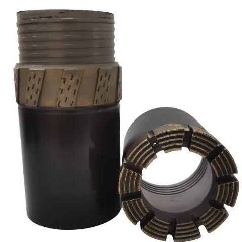 BQ NQ HQ Impregnated Diamond Core Drill Bits Untuk Pengeboran Pertambangan Dengan Umur Pelayanan yang Panjang