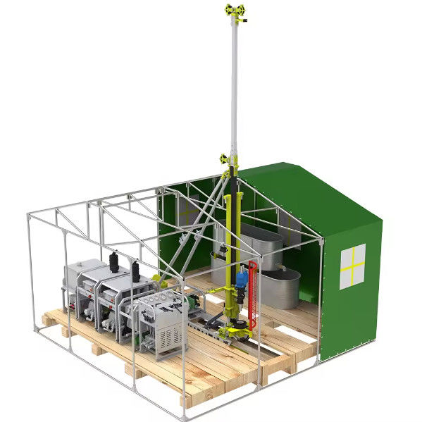 Pengeboran hidraulik Rrill Rig Core Pengeboran Rig Manportable Pengeboran Rig EP550 Portable Pengeboran Rig