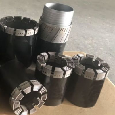 Perpanjangan umur Bit yang ditingkatkan dengan BQ NQ HQ PQ Reaming Shells untuk Wireline Coring