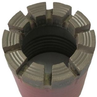 Profesional Diamond Core Drill Bit Berbagai Diameter Solid Forging