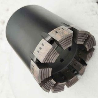 Profesional Diamond Core Drill Bit Berbagai Diameter Solid Forging