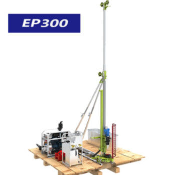 300M kedalaman Portable Core Drill Rig Desain Ringan Dan Mesin Kubota
