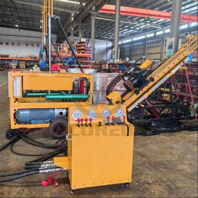 1000m Kedalaman Pengeboran Seri 122u Full Hydraulic Underground Core Drilling Rig Dengan Sertifikasi CE