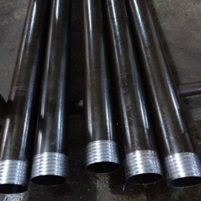 Logam Alloy Steel Wireline Drill Rod Dengan High Precision Double Start Thread