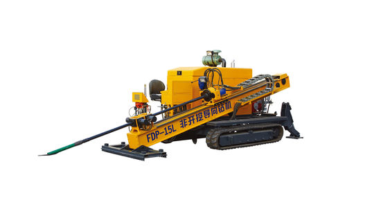 Harga yang bagus Efisiensi tinggi Horizontal Directional Drilling Rig, Crawler bor Rig FDP - 15L on line