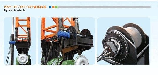 Harga yang bagus Inti bor Rig Parts Wireline hidrolik mengangkat Winch HXY-4T untuk pertambangan on line