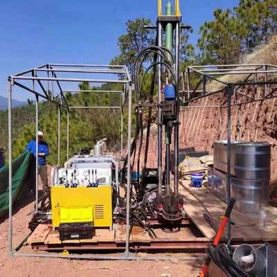 Harga yang bagus XZHP-600B BQ 600m Rigs Pengeboran Portable Hydraulic Mudah Untuk Mengumpulkan Untuk Eksplorasi Tambang on line