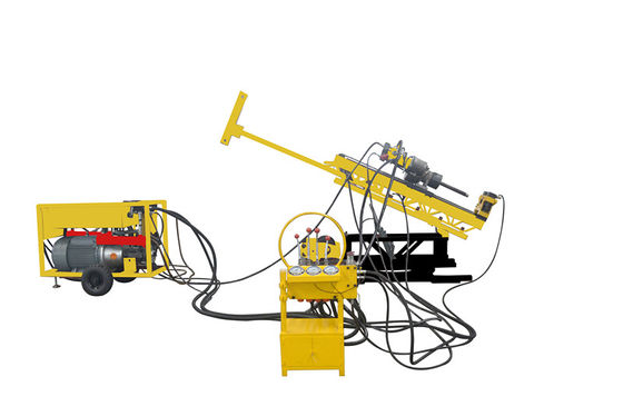 Harga yang bagus 95-3 HQ 500m 75KW Motor Power Hydraulic Underground Terowongan Pengeboran Rig on line