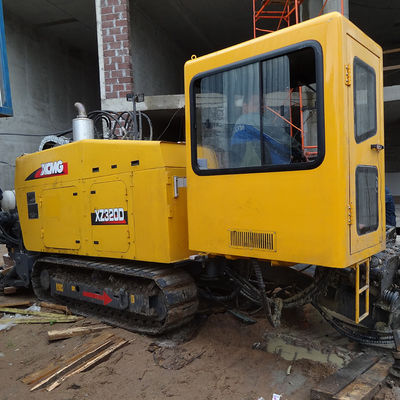 Harga yang bagus Warna Kuning 32 Ton Rig Pengeboran Horisontal Horizontal 0-140RPM Kecepatan Spindle on line