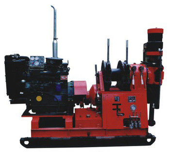 Harga yang bagus 300m Hidrolic Chuck Spindle Mining Geological Core Drilling Machine on line