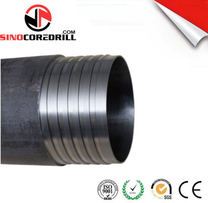 Black XJY850 Steel DCDMA Standard Thread Wireline Drill Pipe Untuk Eksplorasi Geoteknik