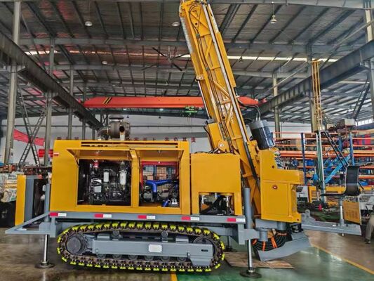 CR-18A Full Hydraulic Surface Core Drill Rig dengan 6400 N·m Max Torque, 3700 mm Feeding Stroke dan 178 kW Diesel Engine